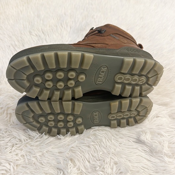 NEW ECCO Men’s Track 25 High Gore Tex Hiking Boot Bison brown leather size US 5 - Picture 9 of 12